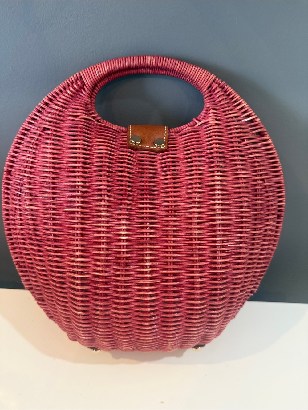 J. McLaughlin Victoria wicker bag - Picture 4 of 12